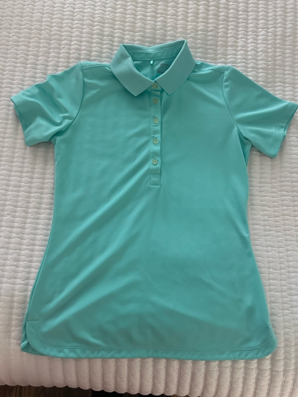 Nike Golf Light Teal Short-Sleeve Polo NWOT S